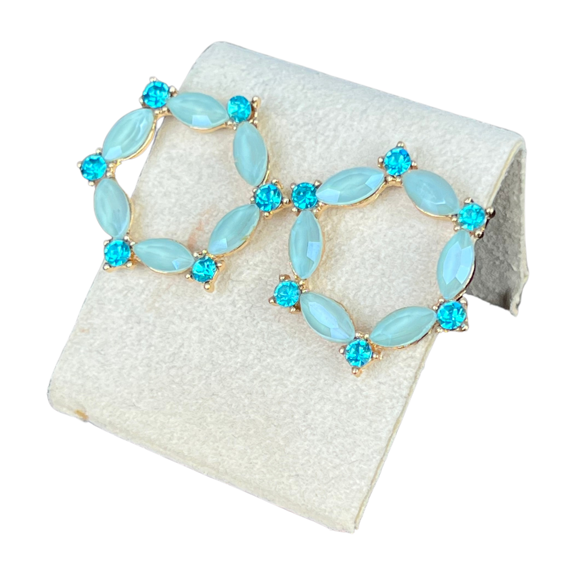 BRINCOS CÍRCULO DE CRISTAIS